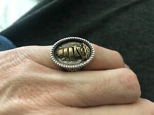 yzWG[EANZT[ OGJGFGVo[OOanello el rana velliero argento anello ring