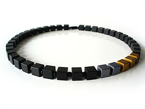 yzWG[EANZT[ TCL[uA~lbNX`F[COubNS[hVo[a sign * pure * alluminio cubo collanacatenaorecchini nerooroargento