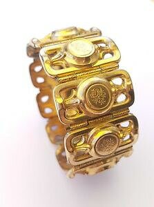 yzWG[EANZT[ W[uXbgBe[WvPjolie bracelet vintage plaque or av35