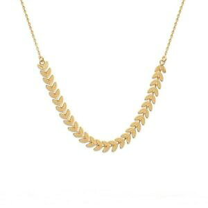 �y���������z�W���G���[�E�A�N�Z�T���[ �R���A�[�V�F�[�k�t�B�[���h���[���G�v���Pcollier chaine feuille de laurier plaque or laurier