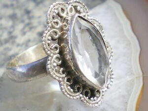 yzWG[EANZT[ {[O}W[NNX^hNAcAWuWTCYbague magique cristal de quartz amp; argent bresil 21 cts size us 6 12