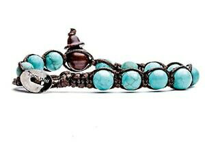 �y���������z�W���G���[�E�A�N�Z�T���[ �^�[�R�C�Y�`�x�b�g�u���X���b�gbracciale tibetano in turchese mainapps acciaio_inossidabile