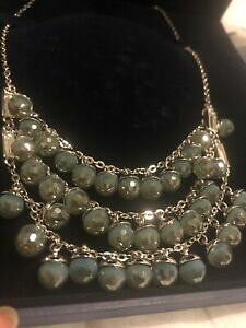 yzWG[EANZT[ XtXL[IWiA}`XghlbNXswarovski originale collana multi strand raro