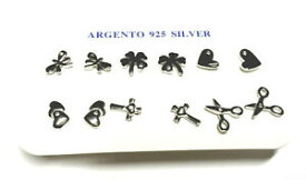 【送料無料】ジュエリー・アクセサリー シルバーイヤリングジルコンlotto orecchini argento 925 forme varie zirconi