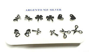 �y���������z�W���G���[�E�A�N�Z�T���[ �V���o�[�C�������O�W���R��lotto orecchini argento 925 forme varie zirconi