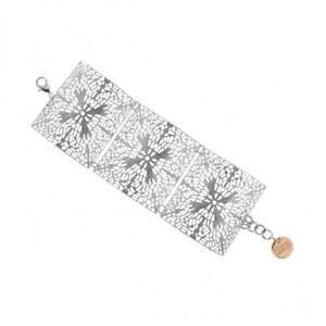 yzWG[EANZT[ Z~WbhuXbgE[}EmA[Vo[p[tH[[hbracciale semirigido donna unoaerre 1ar exb110 ottone silver traforato