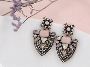 �y���������z�W���G���[�E�A�N�Z�T���[ �S�[���h�S�[���h�p�[�`�I���C�������O�r�b�O�h���b�v�A�[���f�R�s���N���g���E�F�f�B���Oorecchini a perno dorato grandi goccia arte deco rosa matrimonio retro xx20