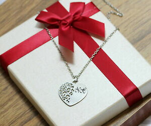 yzWG[EANZT[ JX^n[gy_gmOVo[lbNXpersonalizzato filigrana cuore ciondolo inciso monogram iniziali collana argento