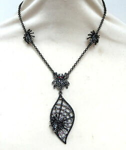 �y���������z�W���G���[�E�A�N�Z�T���[ �o�g���[�E�B���\���X�p�C�_�[�N���X�^���s���[�^�[�I���U�E�F�u�l�b�N���Xbutler e wilson peltro cristallo ragno sul web collana nuova