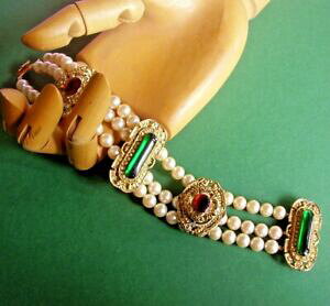 yzWG[EANZT[ uXbgNAg`[tVgXhyt@^CW[j323 bracelet quatre motifs sur trois rangs de perles fantaisie