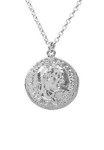 yzWG[EANZT[ MV[}RCV[g`F[X^[OVo[y_glbNXEhmoneta romana greca 925 collana con pendente in argento sterling a catena c