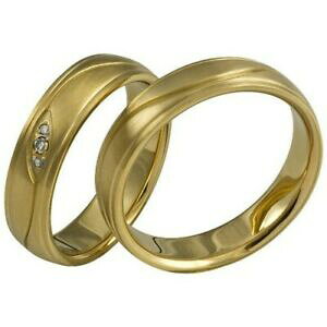 yzWG[EANZT[ XeXOGO[rO6 anello di fidanzamento fedi nuziali donna anello in acciaio inox goldring incisione