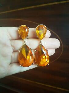 yzWG[EANZT[ PlXWFC[CONbvAo[J[_Okenneth jay lane orecchini, clip, colore ambra, dangle