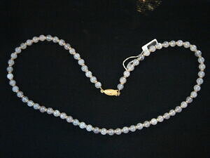 yzWG[EANZT[ Be[W[YNH[cp[lbNXBe[WlbNXcollana di perle quarzo rosa vintage 70 nuovo 53 cm collana old nuovo vintage