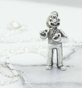 yzWG[EANZT[ Vo[X^[OEHXO~bgEHXlbNXufficiale argento sterling wallace e gromit wallace collana