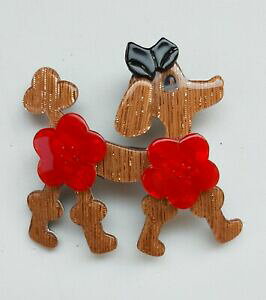 yzWG[EANZT[ [X^Cv[hhbOu[`lea stein poodle dog brooch