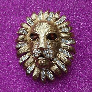 �y���������z�W���G���[�E�A�N�Z�T���[ ���B���e�[�W�A�b�g�E�b�h�A���h�\�[���[�u���[�`�e�e�h���C�I�����C���X�g�[���X�g���X�r�W���[broche attwood and sawyer vintage aamp;s uk tete de lion rhineston