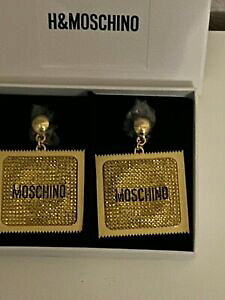 yzWG[EANZT[ XL[mXL[mCOS[hS[hbLCOy_gCOmoschino hamp;m h amp; moschino orecchini pendenti earrings gold placcati oro 