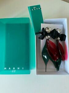yzWG[EANZT[ }jAbgIbL[jXe[ggCOIbL[jNbvCmarni at hamp;m orecchini statement earrings orecchini clip in box nuovo