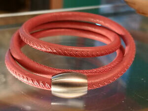 yzWG[EANZT[ U[NZ`F[}OlbgobNAeB[N[Ycuoio, avvolgente, catena di xen con magnete fibbia 53 cm rosa antico