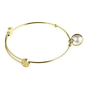 �y���������z�W���G���[�E�A�N�Z�T���[ �G�����X�g�f�U�C���S�[���f���X�e�����X�X�`�[���u���X���b�g�p�[���y���_���gernstes design bracciale acciaio inox dorato a403 whp con ciondolo perle