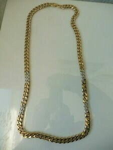 yzWG[EANZT[ x}bVulbNXS[hbLOb^W[W[lbNXObella,massiccio collana,collana maglia grumetta placcato oro,84,5cm,158,7gramm