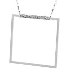 yzWG[EANZT[ fUCRA[lbNXXNGAXeXdesign serio collier collana k809 acciaio inox quadrato