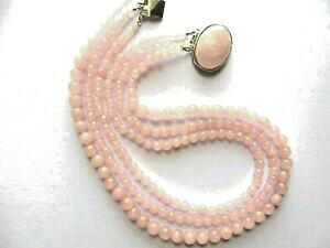 yzWG[EANZT[ RA[NH[c[YtFANH[c[Ycollier quartz rose 3 rangs fermoir quartz rose