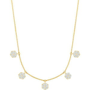 yzWG[EANZT[ XtXL[UxWRzCgswarovski lisabel girocollo, bianco, doratura 5380108