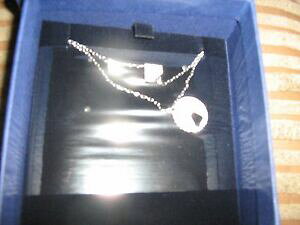 yzWG[EANZT[ XtXL[NX^NX}XobOzCgNX^lbNXZbgswarovski crystal wishes cristallo bianco collana set nuovo in borsa regalo di natale