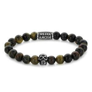 yzWG[EANZT[ p[TCY[Y^CK[YACrebel amp; rose rrsk005sm 1617 cm in 8 mm perle dimensione, occhio di tigre nuovo