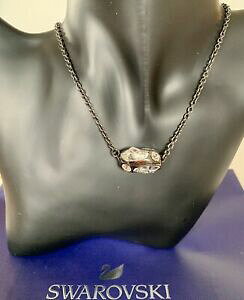 yzWG[EANZT[ RA[AgGXtXLAWem[`NXg[uktI[eeBNcollier atelier swarovski argente noirci cristaux blancs neuf authentique