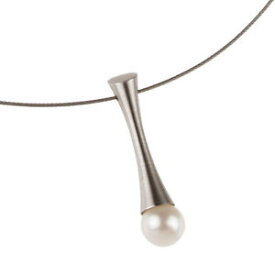 【送料無料】ジュエリー・アクセサリー エルンストデザインコリアーネックレスステンレスパールネックレスernstes design collier collana k77 acciaio inox perle 7 mm 42 cm collana