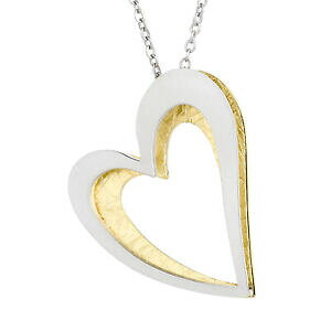 yzWG[EANZT[ GXgfUCn[gy_gCG[S[hbLXeXX`[ernstes design ciondolo cuore an879 22 x 19 mm giallo placcato oro acciaio inox