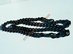 yzWG[EANZT[ `FCRA[AVGCILV_u}COm[J{lchaine collier 58 cm acier inoxydable maille gourmette 7 8 mm noir carbone rap