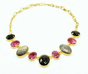 yzWG[EANZT[ ACXr[lbNXuhIeS[hbLZ~vWIVaylas spinale collana di rubini labradorite 21ct placcato oro semi preziosi gemstone