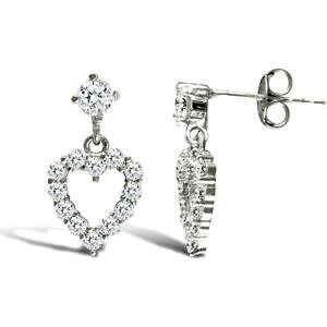 yzWG[EANZT[ zCgS[h_OOCOp[u9ct oro bianco cz orecchini pendenti a perno love