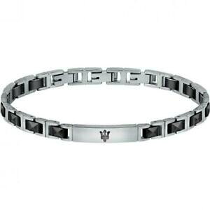 yzWG[EANZT[ uXbg}ZeB}X`[bracciale maserati uomo jm420ati06 acciaio acciaio