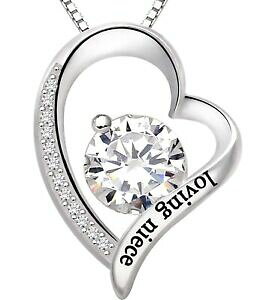 【送料無料】ジュエリー・アクセサリー スターリングシルバージルコニペンダントジュエリーalov jewelry in argento sterling amorevole nipote amore cuore zirconi ciondolo