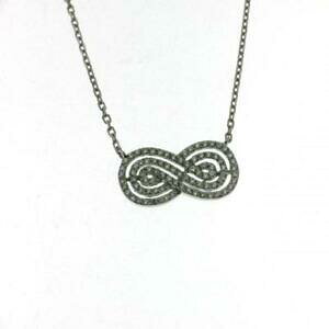 �y���������z�W���G���[�E�A�N�Z�T���[ �l�b�N���X���A���V���o�[�g���v�����b�v�u���C�g�z���C�g�C���t�B�j�e�B���ucollana infinito vero argento 925 triplo giro brillanti bianchi infinity amore