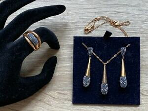 yzWG[EANZT[ XtXL[bLNX^eBAhbvO[[YS[hy_gZbgO{bNXswarovski placcata in oro rosa grigio crystal teardrop ciond