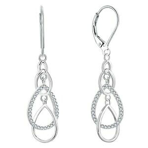 yzWG[EANZT[ Vo[X^[O_uPgO^bZCeBtBjeB_Ohbvyl 925 argento sterling doppio avvitamentocelti lunghe nappe infinity dangle drop e