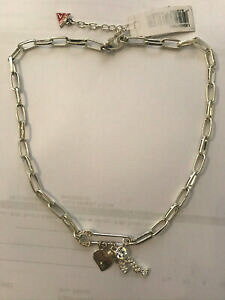 yzWG[EANZT[ y_glbNXcollana guess con tre ciondoli acciaio color argento