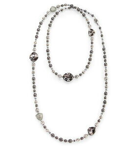 yzWG[EANZT[ XehOX^OA[lbNXcollana allure lunga in vetro colorato e metallo lunghezza 124cm