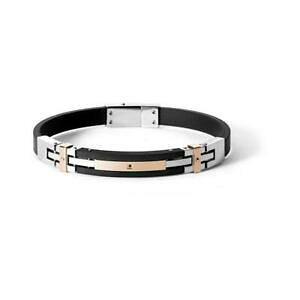 yzWG[EANZT[ ubNX`[Rg}uXbgbracciale comete uomo ubr581 acciaio nero