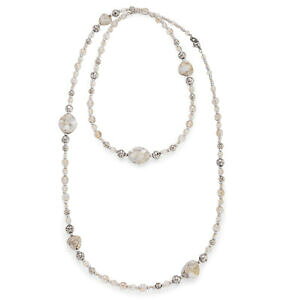 yzWG[EANZT[ XehOX^OA[lbNXcollana allure lunga in vetro colorato e metallo lunghezza 124cm