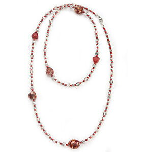 yzWG[EANZT[ XehOX^OA[lbNXcollana allure lunga in vetro colorato e metallo lunghezza 124cm