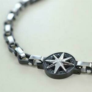 yzWG[EANZT[ UJYuXbgubNX`[bracciale zancan uomo ehb244 acciaio nero