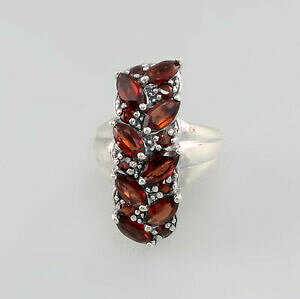 �y���������z�W���G���[�E�A�N�Z�T���[ �V���o�[�O���i�g�}���J�[�V�b�g�����O�A�[���f�R���B���e�[�W9927678 925er argento granatmarkasitring gr54 art deco vintage