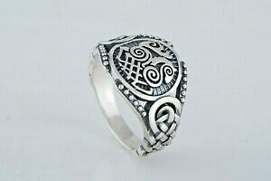 yzWG[EANZT[ oOV{XCvjAWp[bague symbole sleipnir argent pur